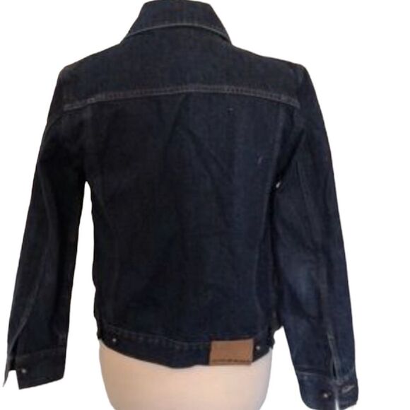 DKNY JEANS Dark Denim Jean Jacket XS - Picture 2 of 4